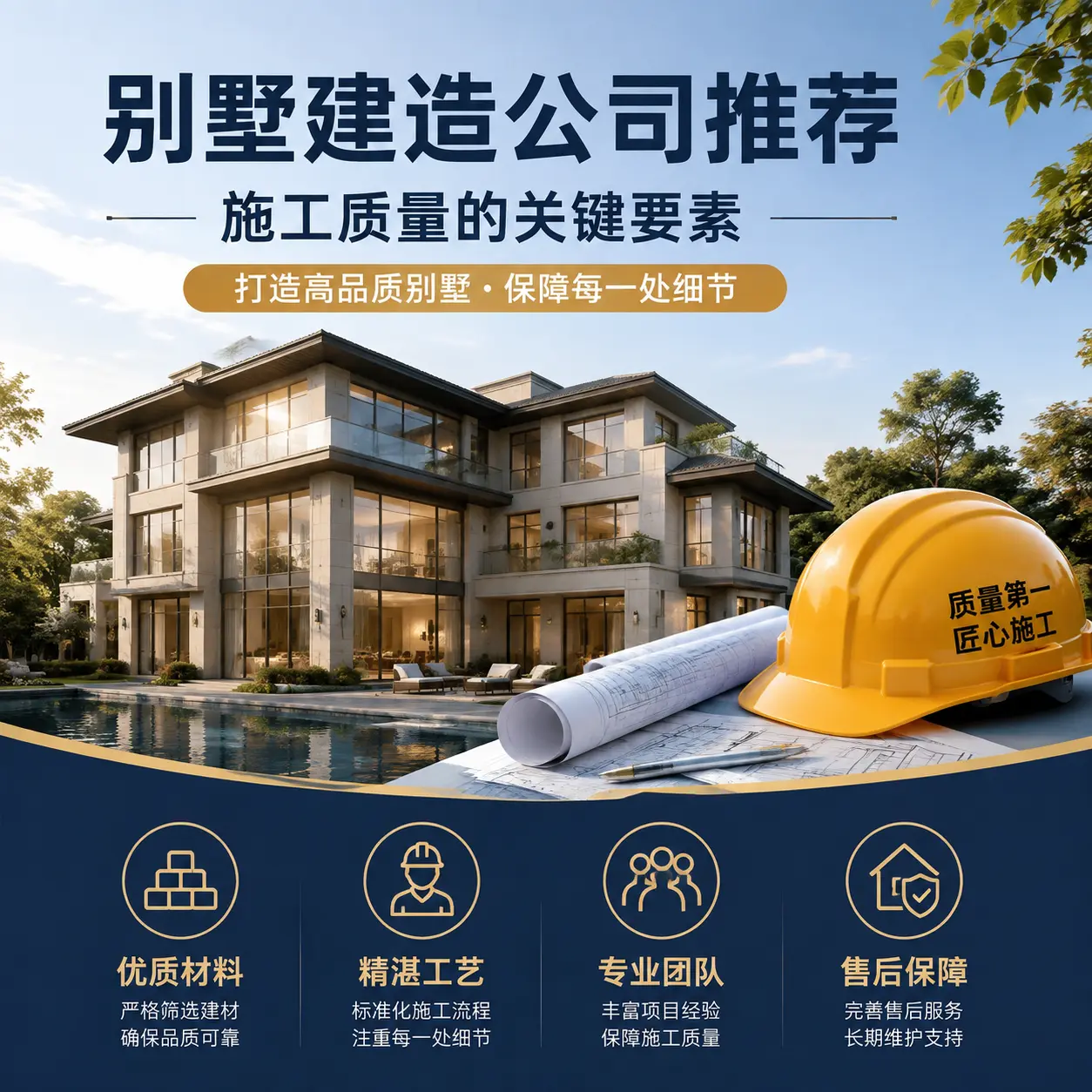 别墅建造公司推荐： 龙里 施工质量的关键要素