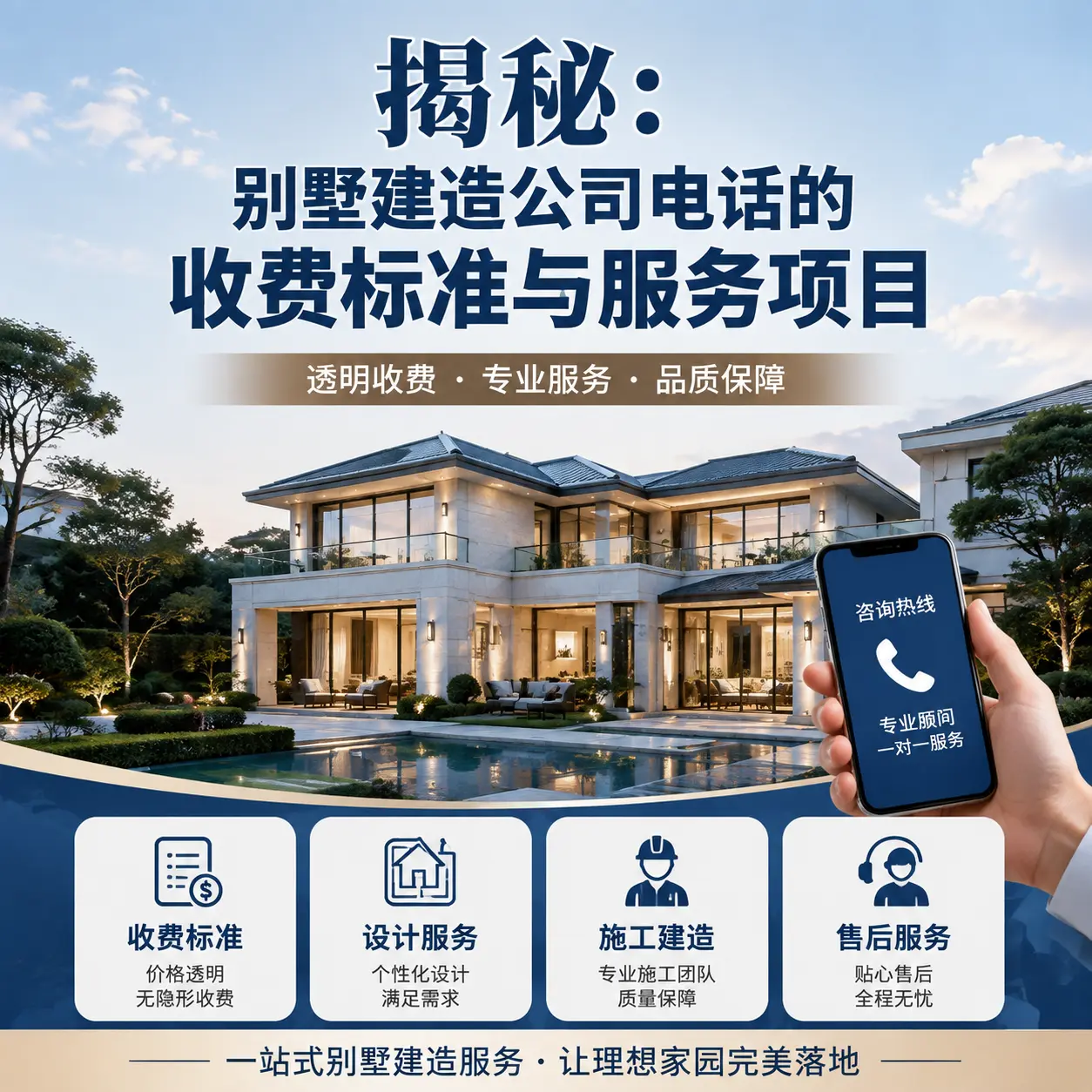 揭秘：龙里别墅建造公司电话的收费标准与服务项目
