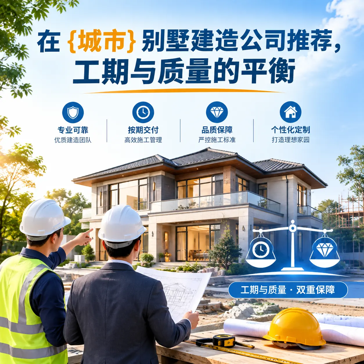 在 龙里 别墅建造公司推荐，工期与质量的平衡