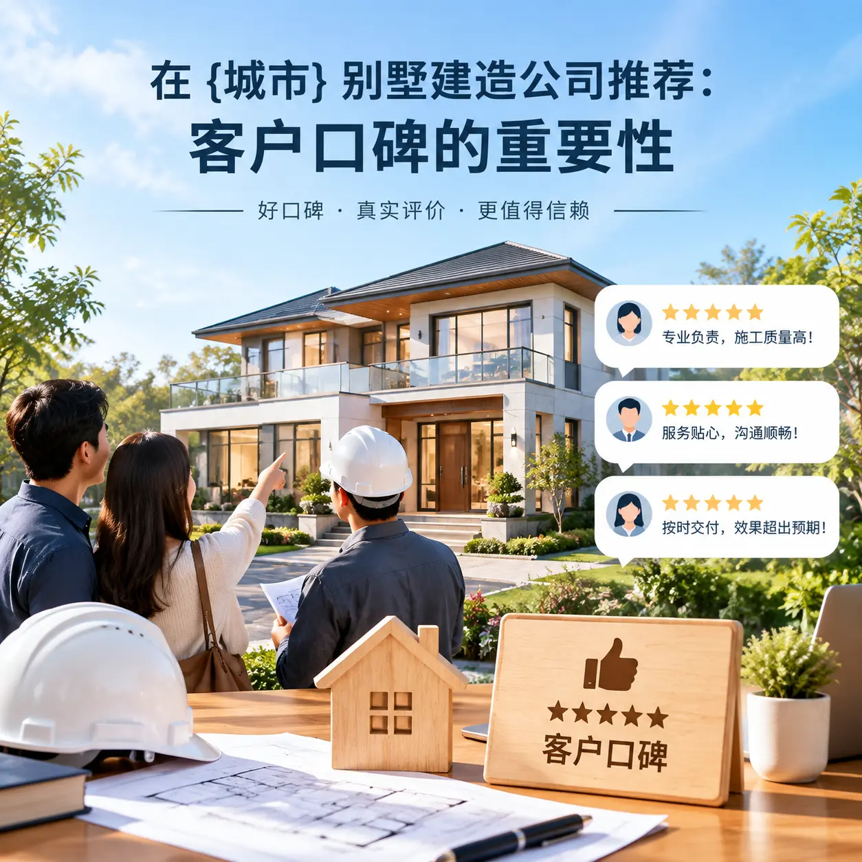 在 龙里 别墅建造公司推荐：客户口碑的重要性