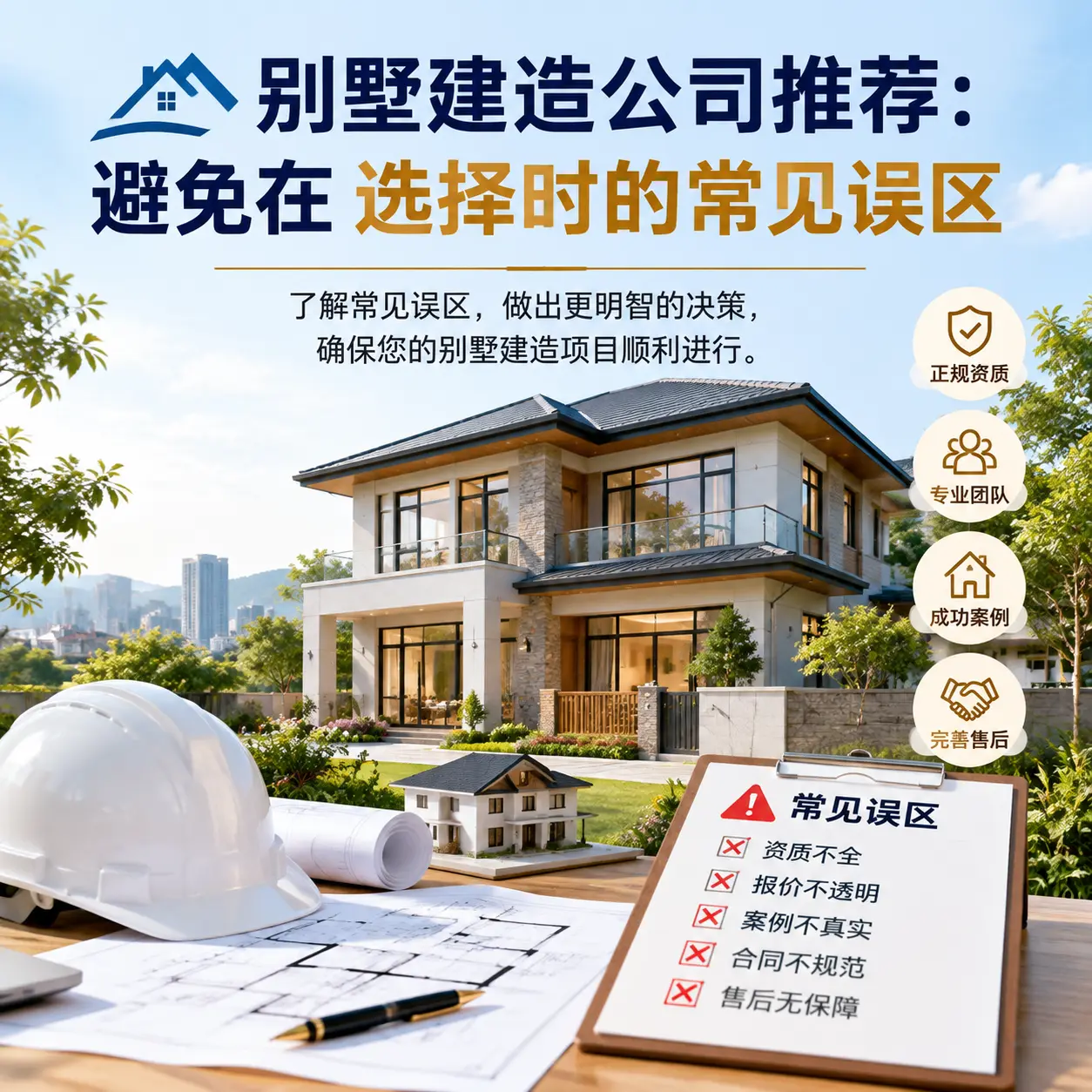 别墅建造公司推荐:避免在 龙里 选择时的常见误区