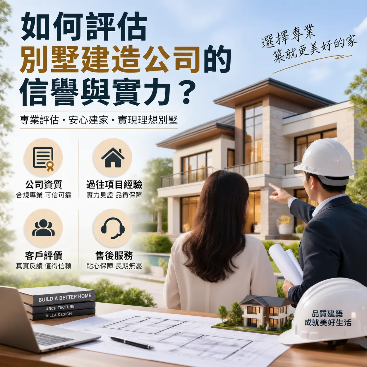 如何评估 龙里 别墅建造公司的信誉与实力?