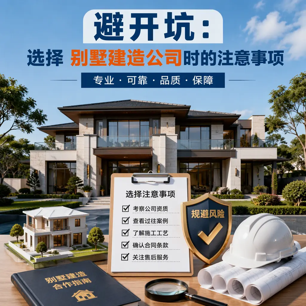 避开坑:选择 龙里 别墅建造公司时的注意事项