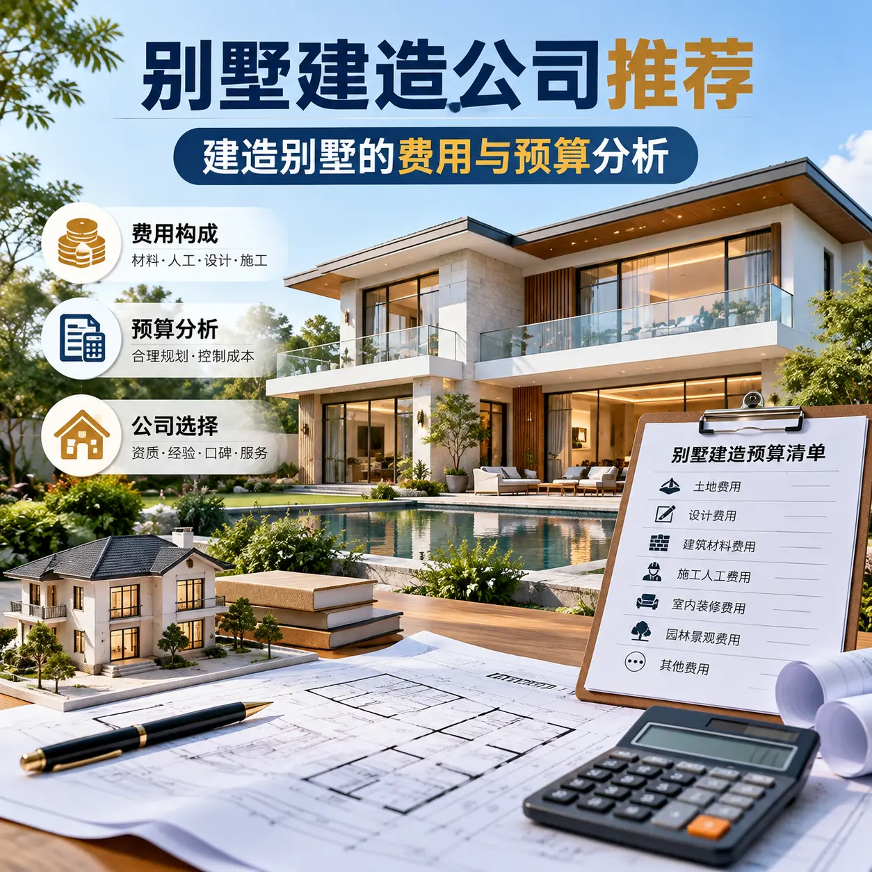 别墅建造公司推荐： 龙里 建造别墅的费用与预算分析