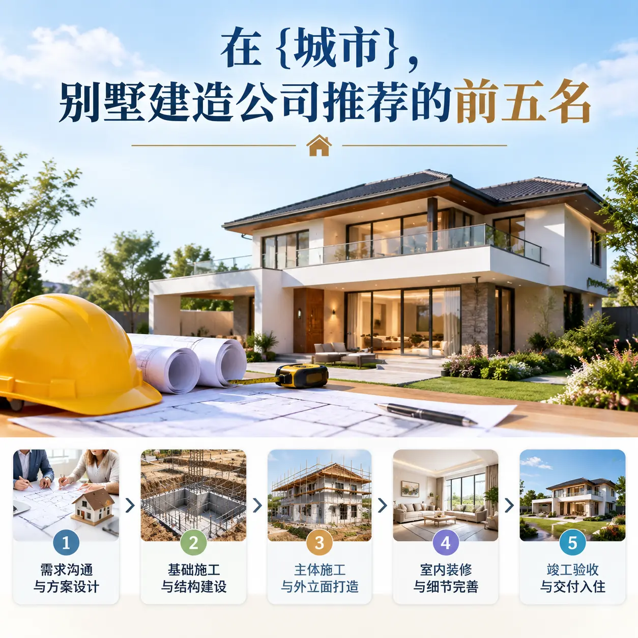 在 龙里,别墅建造公司推荐的前五名