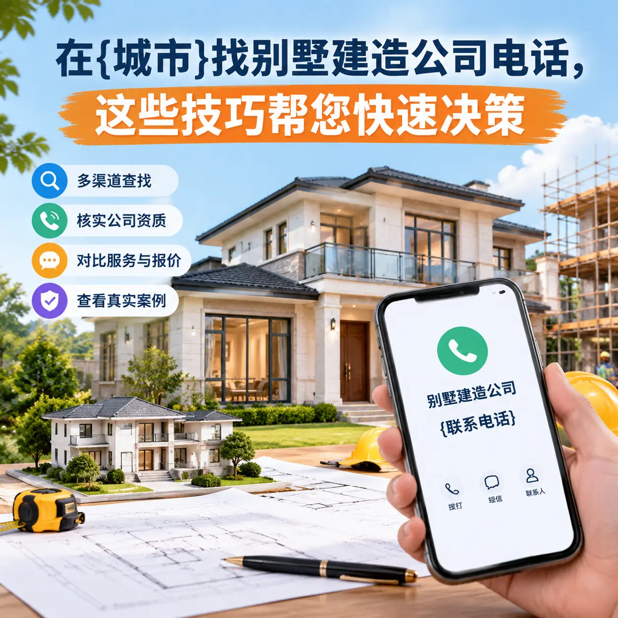 在龙里找别墅建造公司电话,这些技巧帮您快速决策