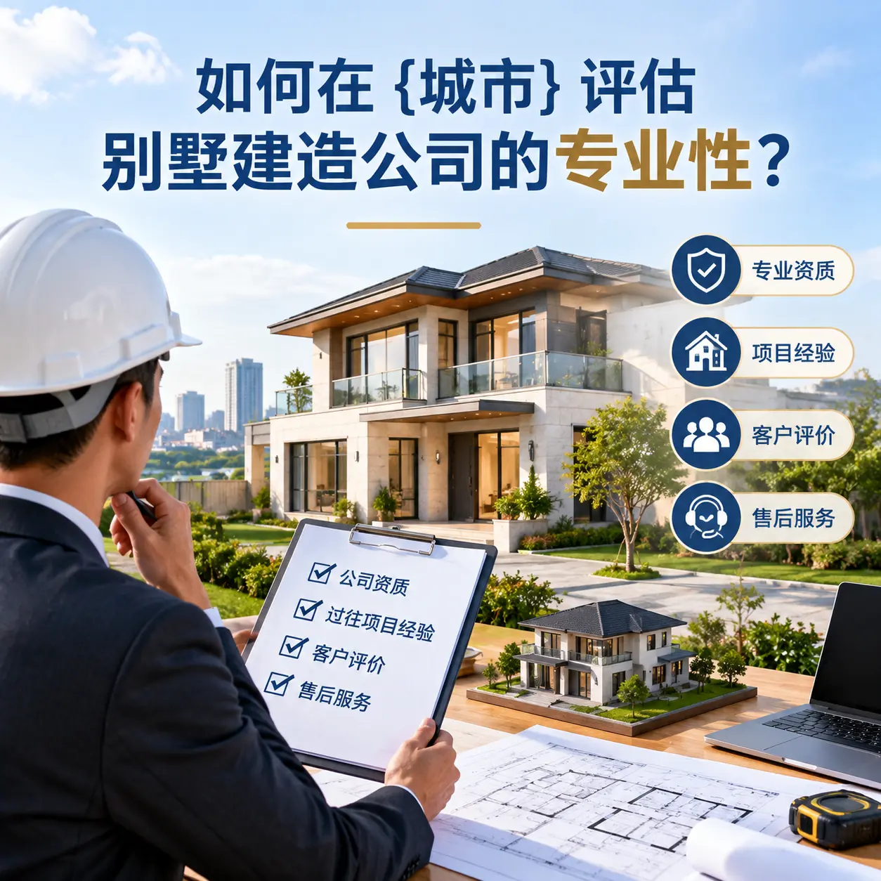 如何在 龙里 评估别墅建造公司的专业性？