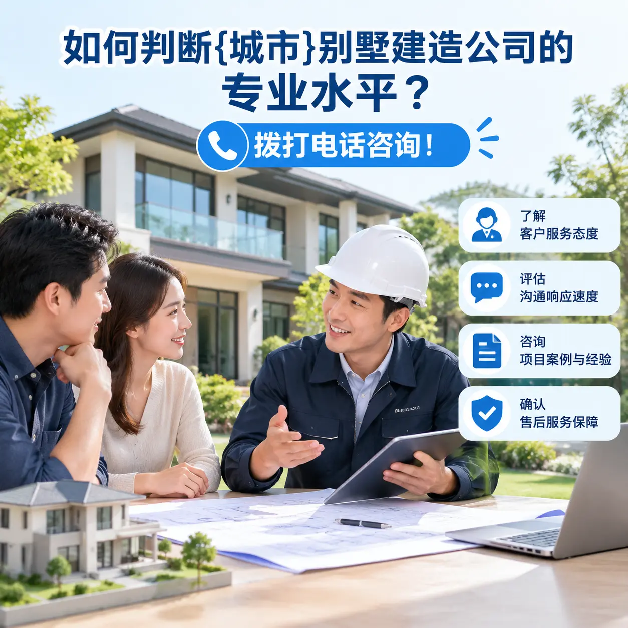 如何判断龙里别墅建造公司的专业水平?拨打电话咨询!